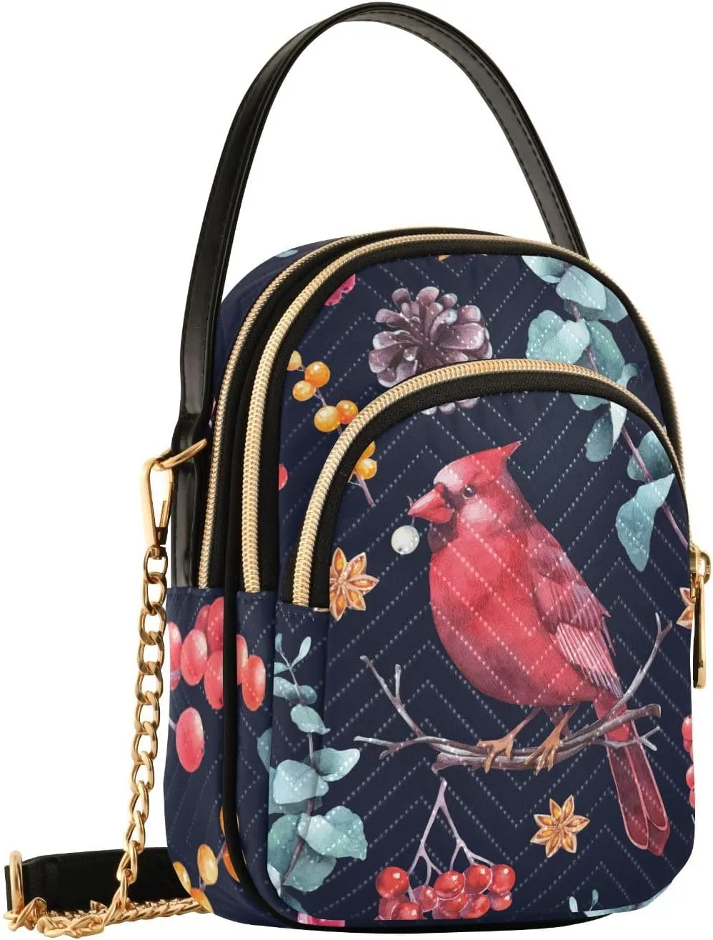 Festive Cell Phone Purse Crossbody Handbag Durable Shoulder Bag