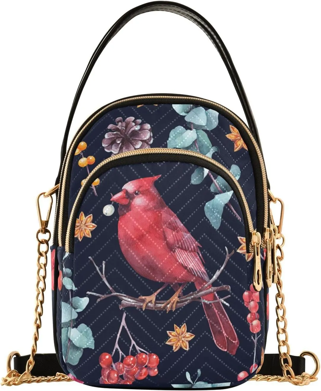 Festive Cell Phone Purse Crossbody Handbag Durable Shoulder Bag