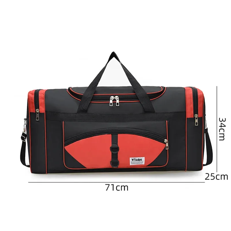 Fitness Travel High-performance Carry Weekend Handbag Outdoor On Backpack Duffel Crossbody Multi-pocket Bags Large Sports Long-lasting Bag Storage Capacity