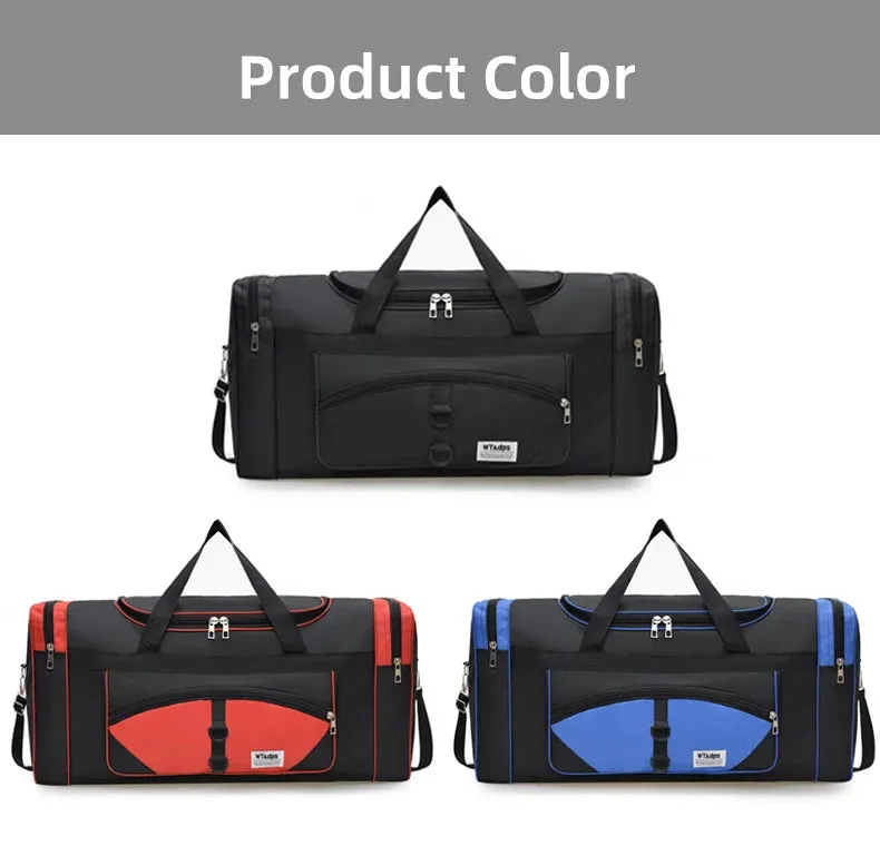 Fitness Travel High-performance Carry Weekend Handbag Outdoor On Backpack Duffel Crossbody Multi-pocket Bags Large Sports Long-lasting Bag Storage Capacity