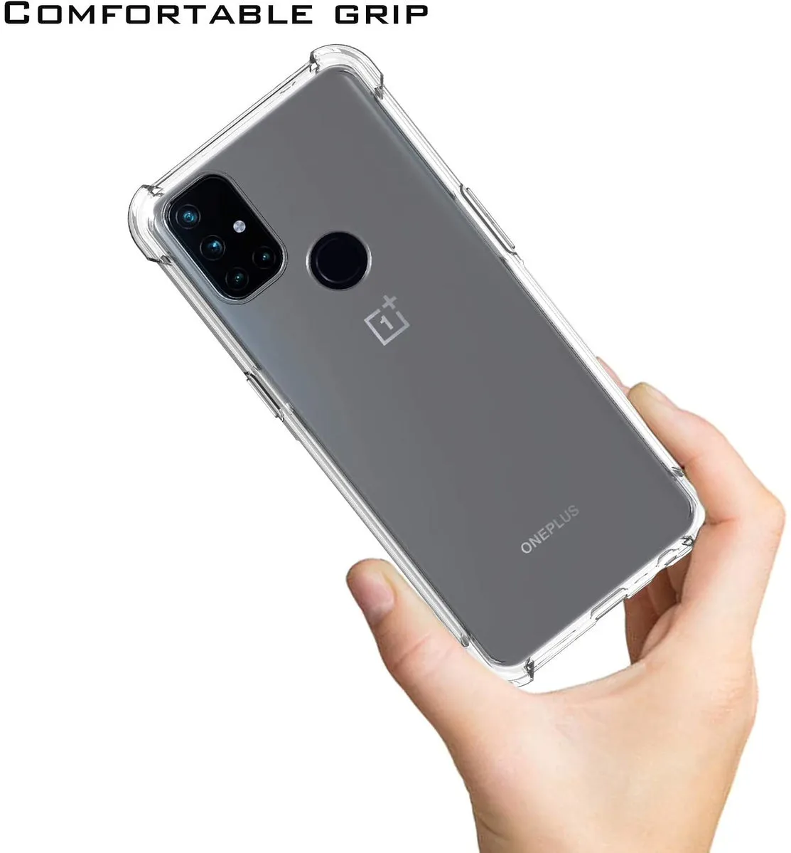 For Apple iPhone 16 Pro (6.3") HD Crystal Clear Hybrid TPU [Four-Corner Protective] Rubber Silicone Gel Transparent Case Cover Clear