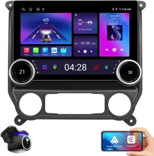 for Chevy Silverado Radio/GMC Sierra 2014-2018 Car Stereo | 11.5" Dual Knobs | Wireless CarPlay Android Auto|2K Touch Screen |Android13 |Steering Wheel Control |AM/FM (4G 64G)