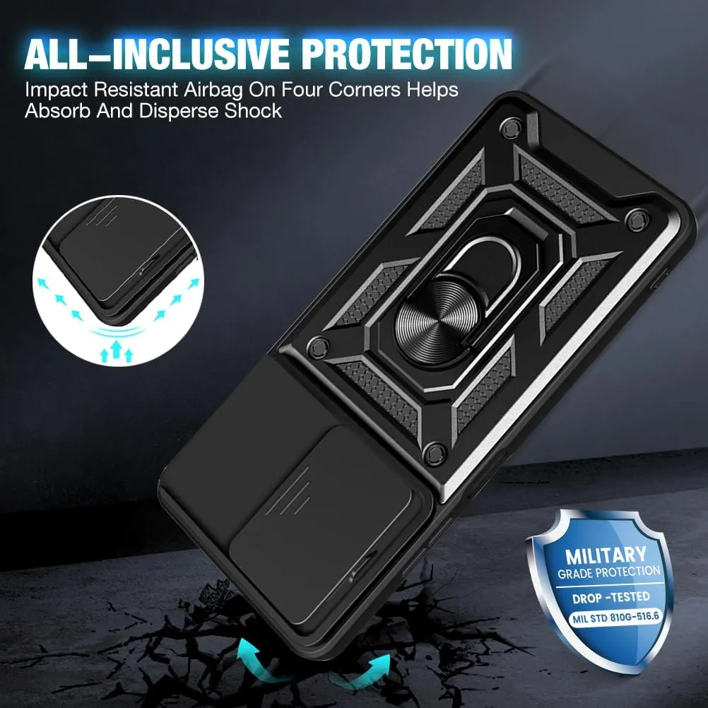 For Xiaomi Redmi Note 13 Pro Plus 4G 5G Case , Rind Stand Camera Phone Cover