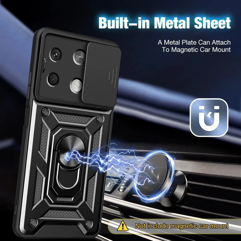 For Xiaomi Redmi Note 13 Pro Plus 4G 5G Case , Rind Stand Camera Phone Cover