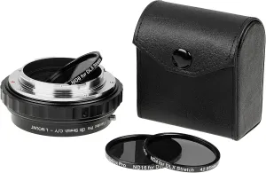 Fotodiox DLX Stretch Lens Adapter - Compatible with Contax/Yashica (CY) Lens to L-Mount Alliance Mirrorless Cameras with Macro Focusing Helicoid and Magnetic Drop-in Filters