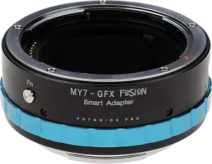 Fotodiox Pro Fusion Adapter, Smart Adapter - Compatible with Mamiya 7 Rangefinder Lenses to Fujifilm G-Mount GFX Mirrorless Digital Camera Systems with Limited Automated Functions