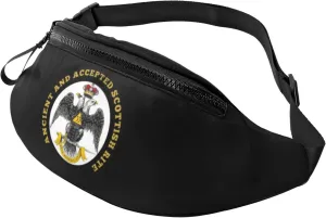 Freemasonry and Scottish Rite Sports crossbody waist bag, casual chest bag