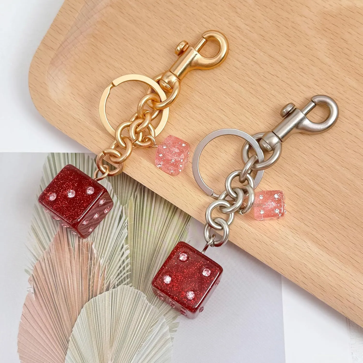 Fruit Bag Charm Key Chain Accessory Purse Charm Gifts for Women
