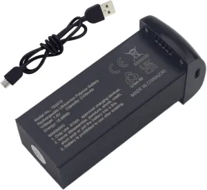 Fytoo Accessories 7.6V 2100mAh Lithium Battery for SYMA X650 W3 HT50 V11MINI F7MINI F11MINI Aerial Vehicle Lithium Battery Brushless Motor Electronic Anti-Shake Camera Professional RC Aircraft