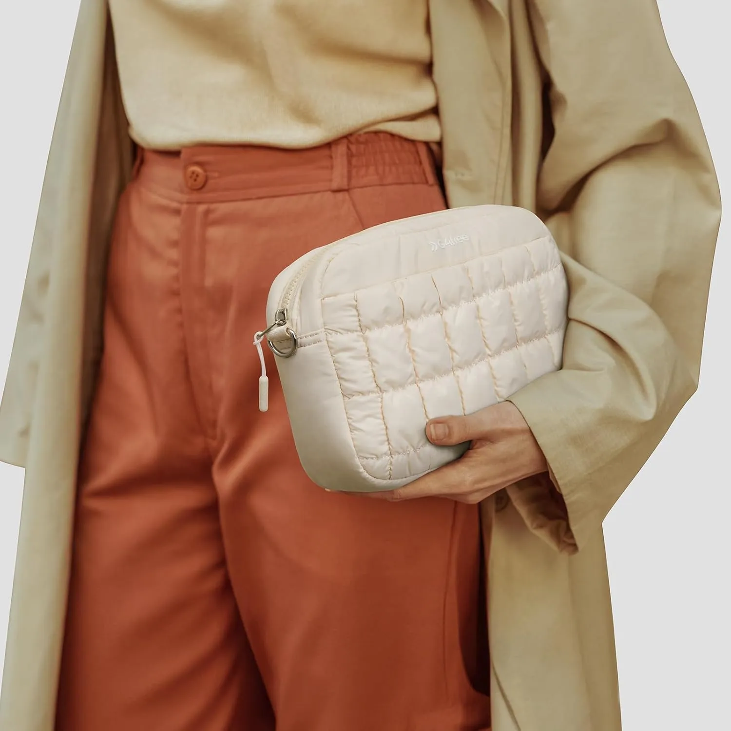 G4Free Puffer Crossbody Bag for Women, Lightweight Small Purse Casual Quilted Clutch Fashionable Shoulder Handbag