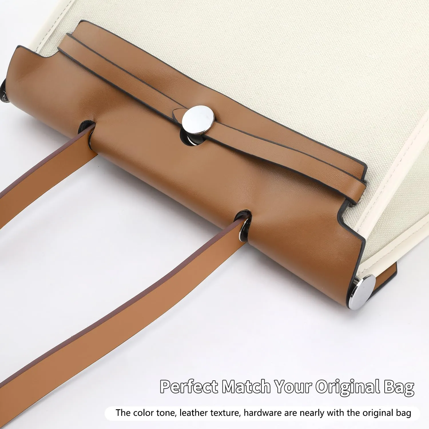 Genuine Leather Purse Strap Replacement for Crossbody and Shoulder Bag, Crossbody Straps Fit for Hermes Herbag Bag