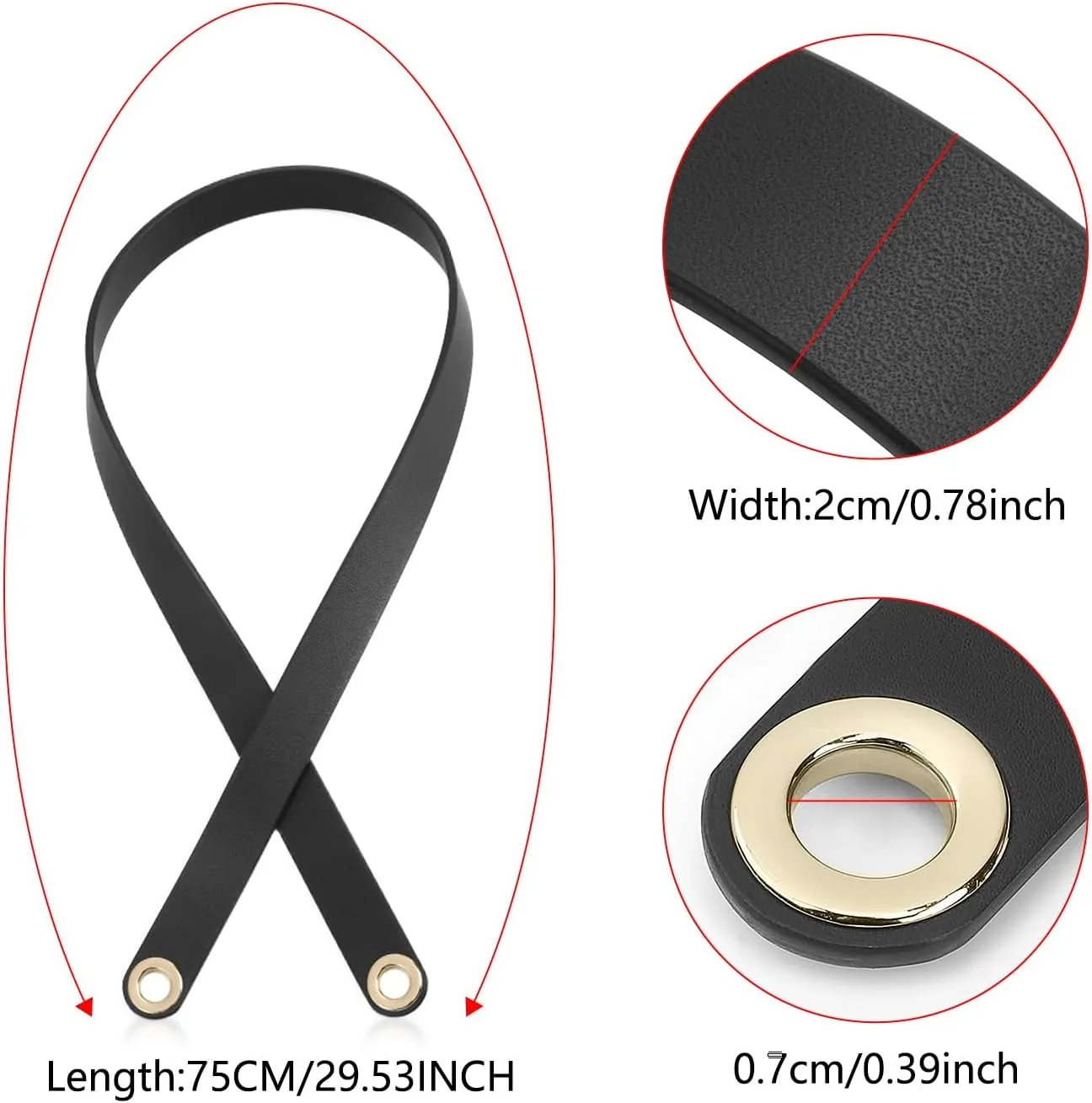 Genuine Leather Purse Strap Replacement for Crossbody and Shoulder Bag, Crossbody Straps Fit for Hermes Herbag Bag