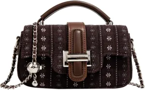 Genuine Leather Vintage Camera Bag Female 2024 New Bag Light Luxury Niche Senior Sense Commuter Handheld Crossbody