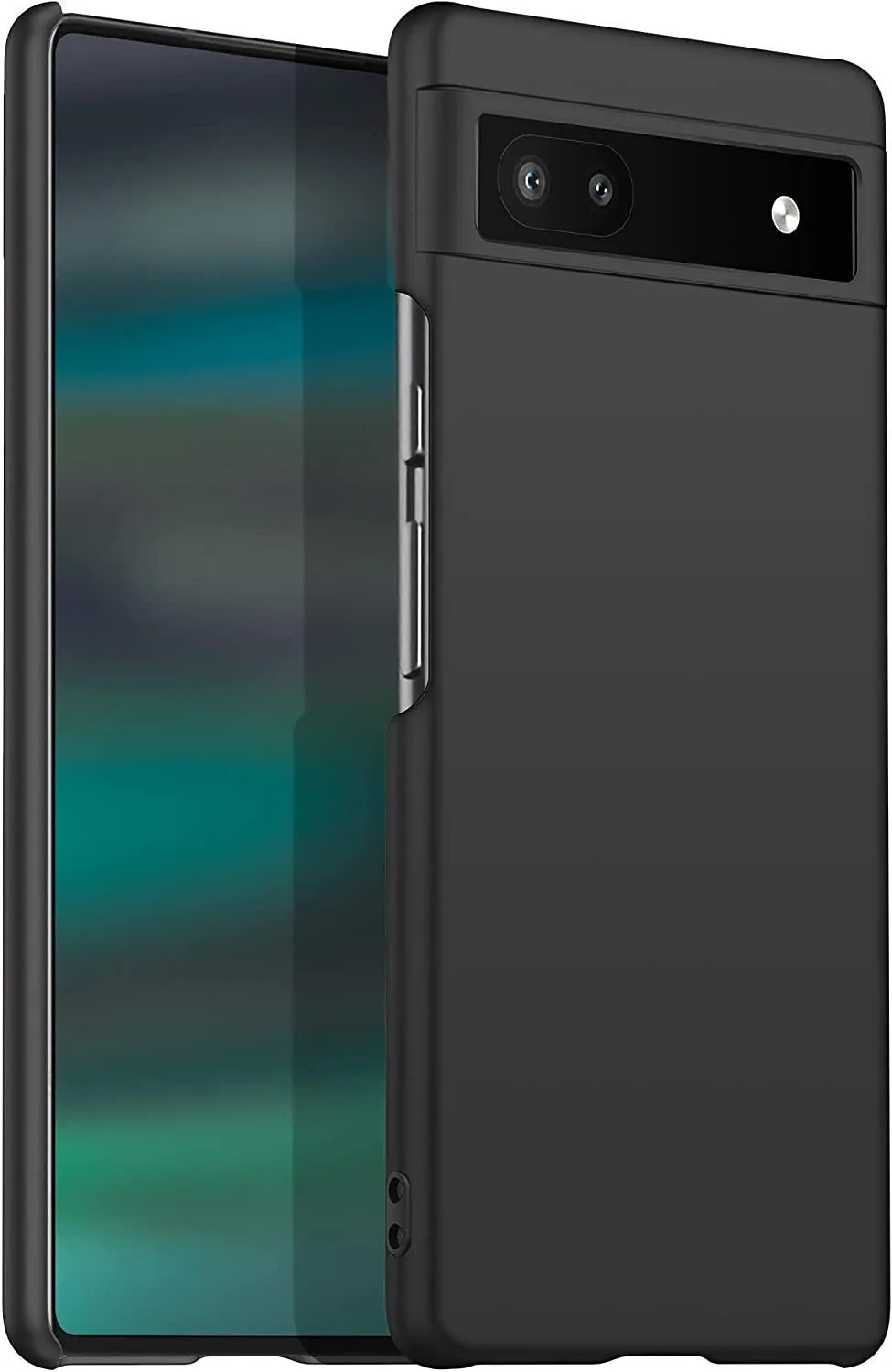 Google Pixel 6a Case Slim Hard Cover & Glass Screen Protector