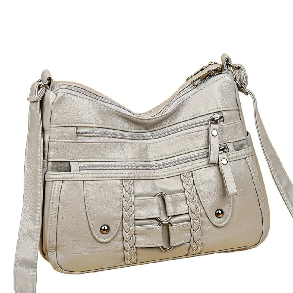 Grace's Crossbody mit Nietenverzierung | Diebstahlsichere Umhängetasche