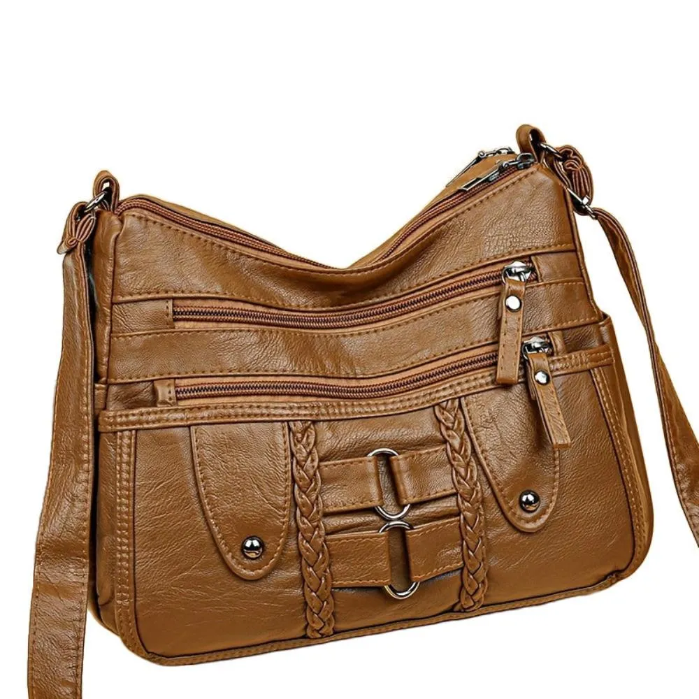 Grace's Crossbody mit Nietenverzierung | Diebstahlsichere Umhängetasche