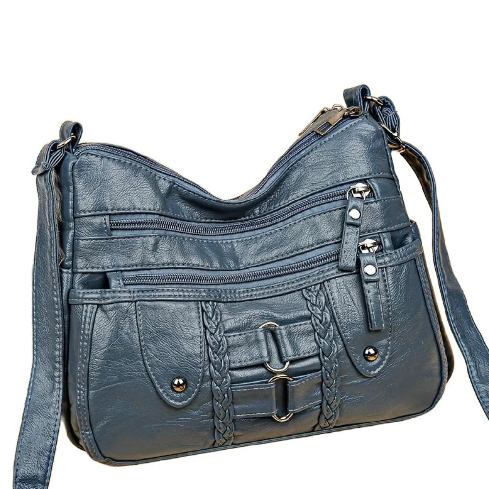 Grace's Crossbody mit Nietenverzierung | Diebstahlsichere Umhängetasche
