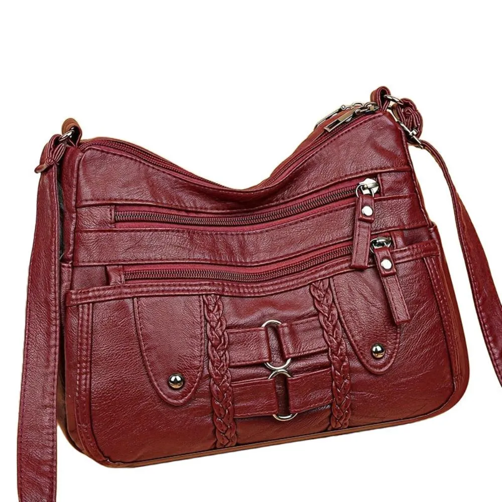 Grace's Crossbody mit Nietenverzierung | Diebstahlsichere Umhängetasche