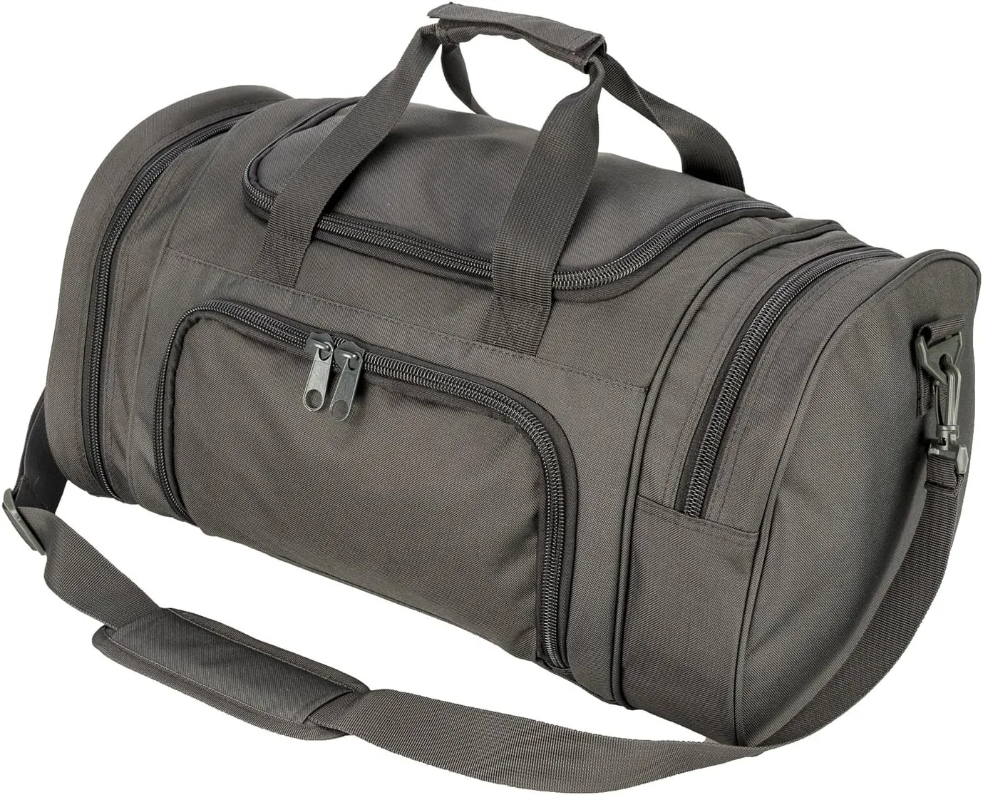 Greencity Gym Bag Travel Duffel Bag Sports Tote Tactical Army Weekender Work Out Bags for Women & Men Lightweight Waterproof Shoe Pocket,Grey 21 Inch
