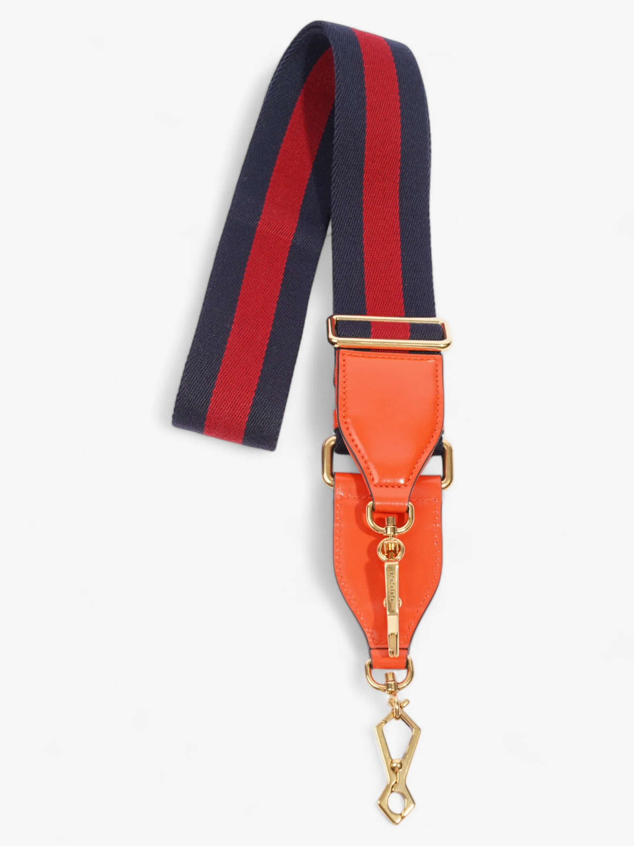 Gucci Bamboo 1947 Orange Leather Mini