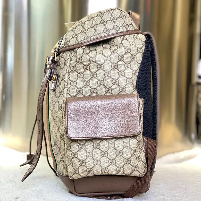 Gucci Ophidia Beige Backpack Bag -  Gucci Ophidia 7034