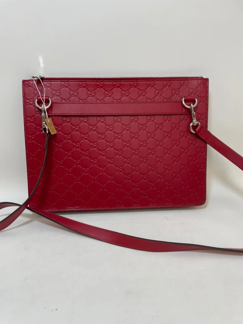 Gucci Soho Red Leather Crossbody Bag