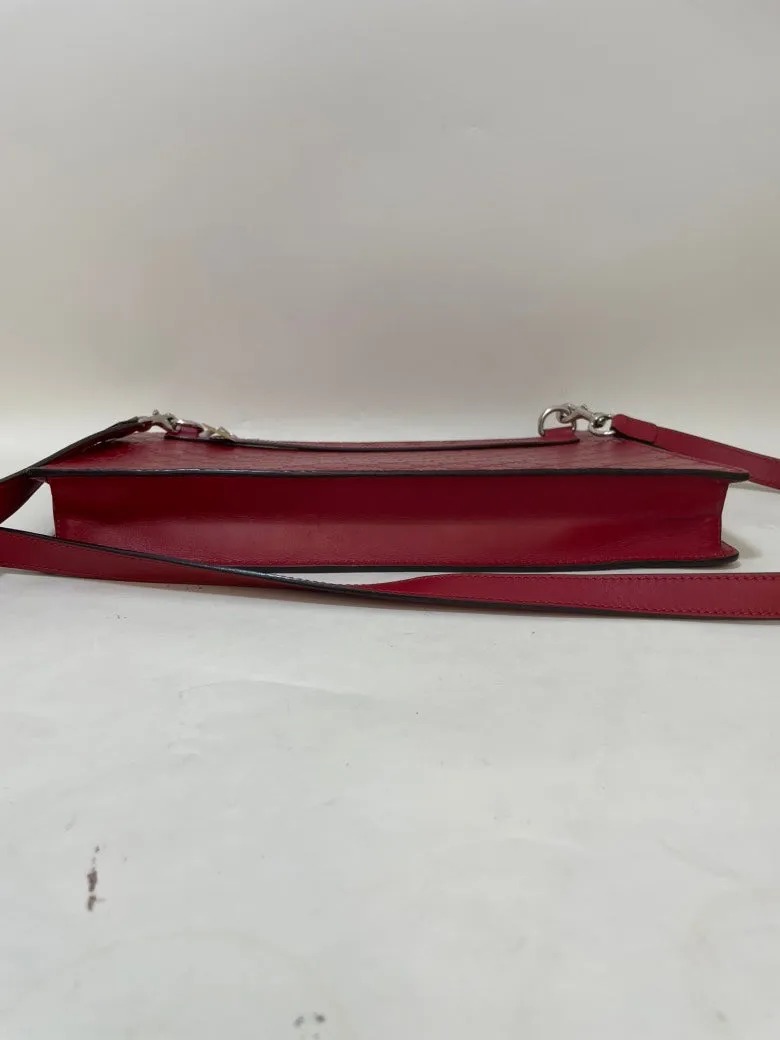 Gucci Soho Red Leather Crossbody Bag