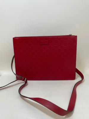 Gucci Soho Red Leather Crossbody Bag
