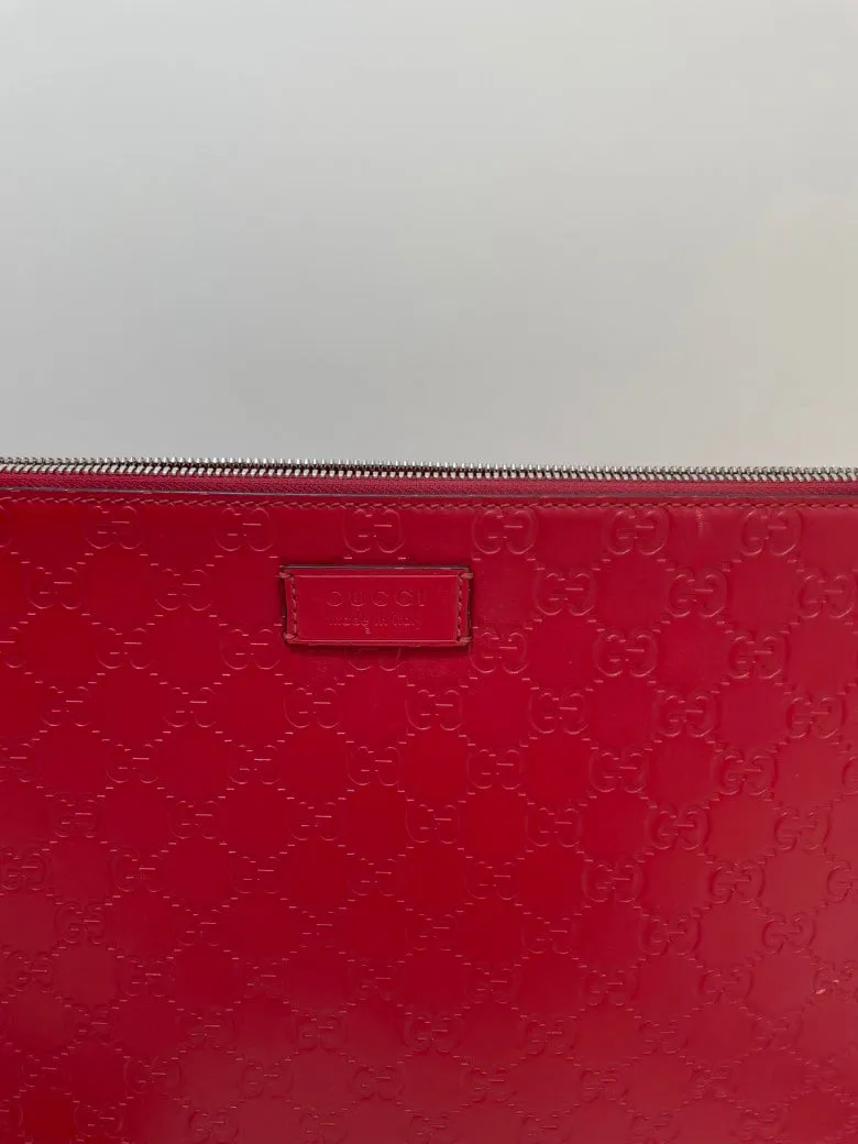 Gucci Soho Red Leather Crossbody Bag