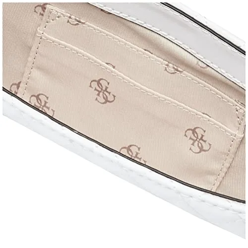 GUESS Rue Rose Mini Crossbody Flap White One Size