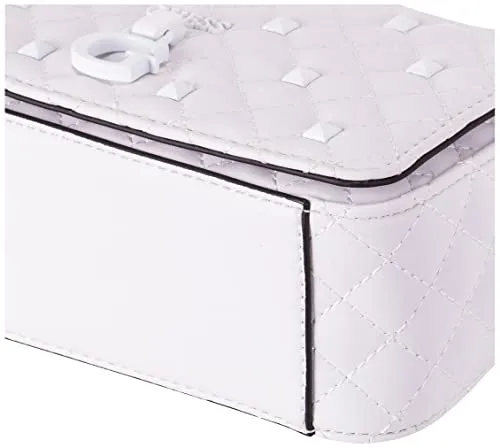 GUESS Rue Rose Mini Crossbody Flap White One Size