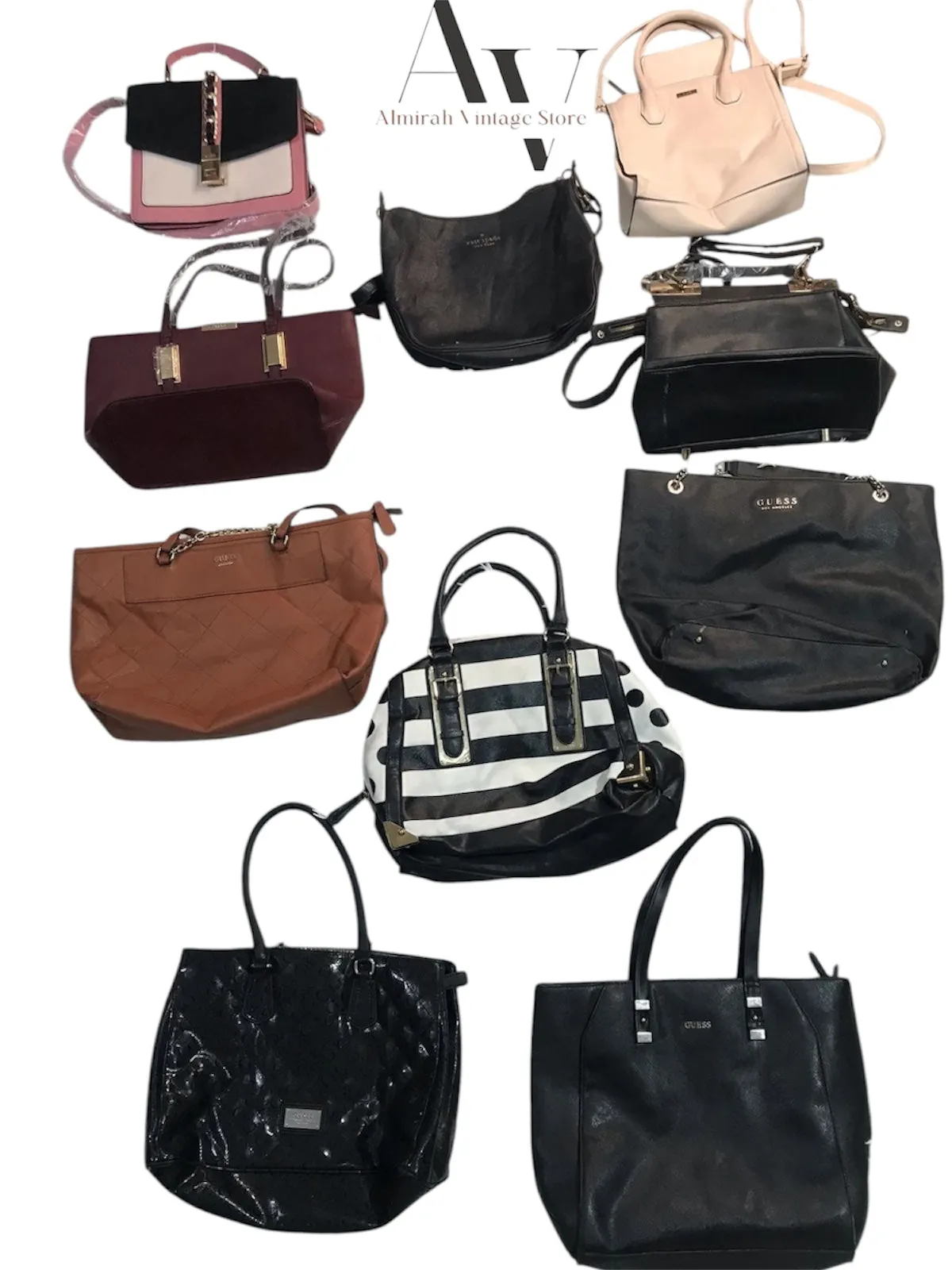 GUESS,ALDO,kate spade 10 pcs bags