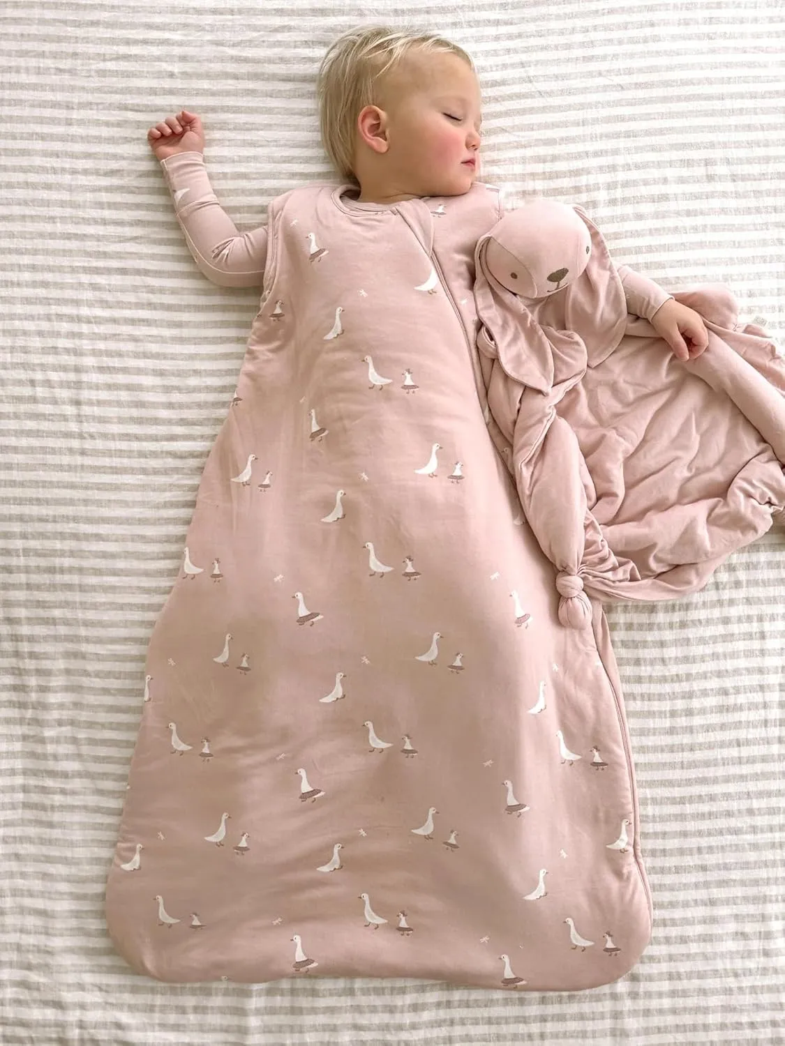 GUNAMUNA Unisex Baby, Toddler Wearable Sleeping Bag Bamboo Rayon, Premium Duvet Sleep Sack, 0.5 TOG