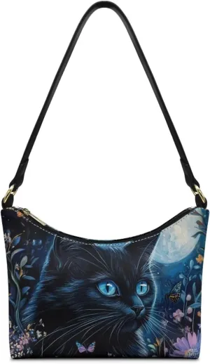 Handbag for Women Leather Underam Shoulder Bag with Zipper Fashion Work Purse Waterproof Travel Wallet