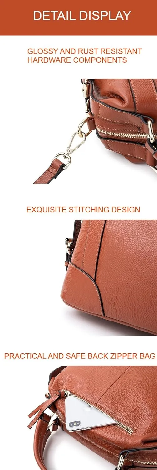 Handcrafted Leather Crossbody Bag - Premium Fashionable & Versatile Leather Shoulder Bag Advanced Style