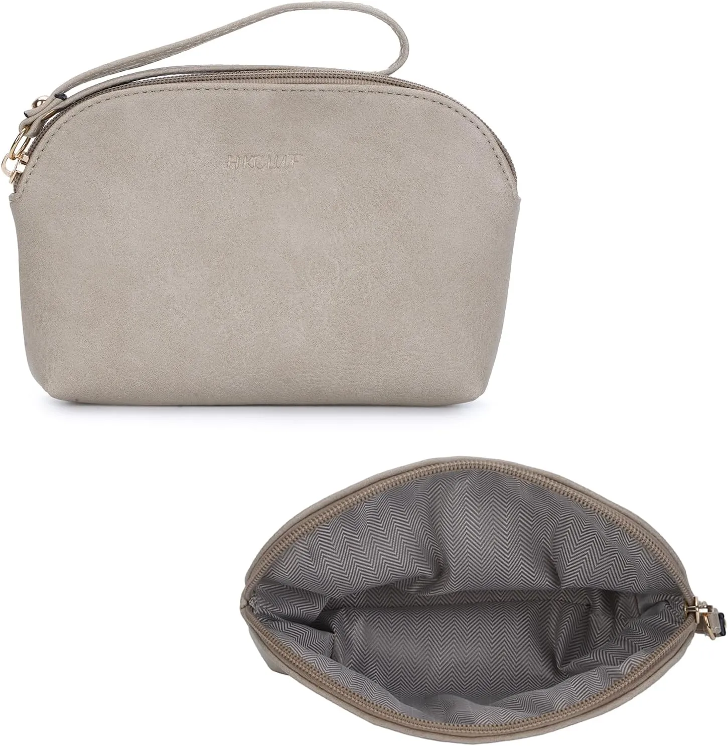 HKCLUF Crossbody Bag Purse for Women 2PCS/Set Leather Hobo Handbag Wallet Set With 2Adjustable Guitar Strap Shoulder Bag