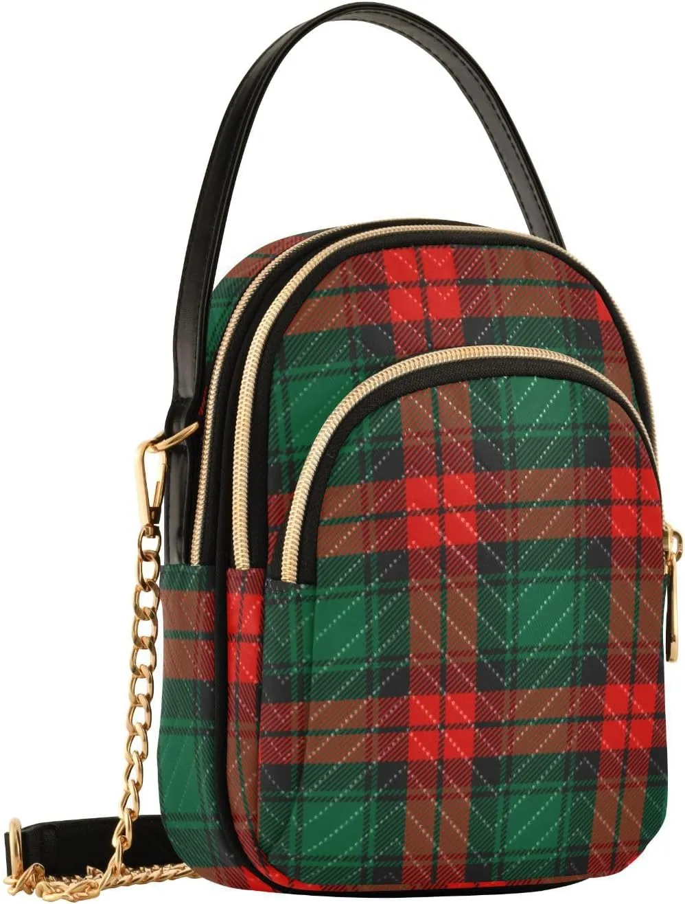 Holiday Festive Cell Phone Purse Crossbody Handbag Durable Shoulder Bag Travel Pouch