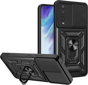 Honor 70 Case Shockproof Ring Stand Phone Camera Lens Cover