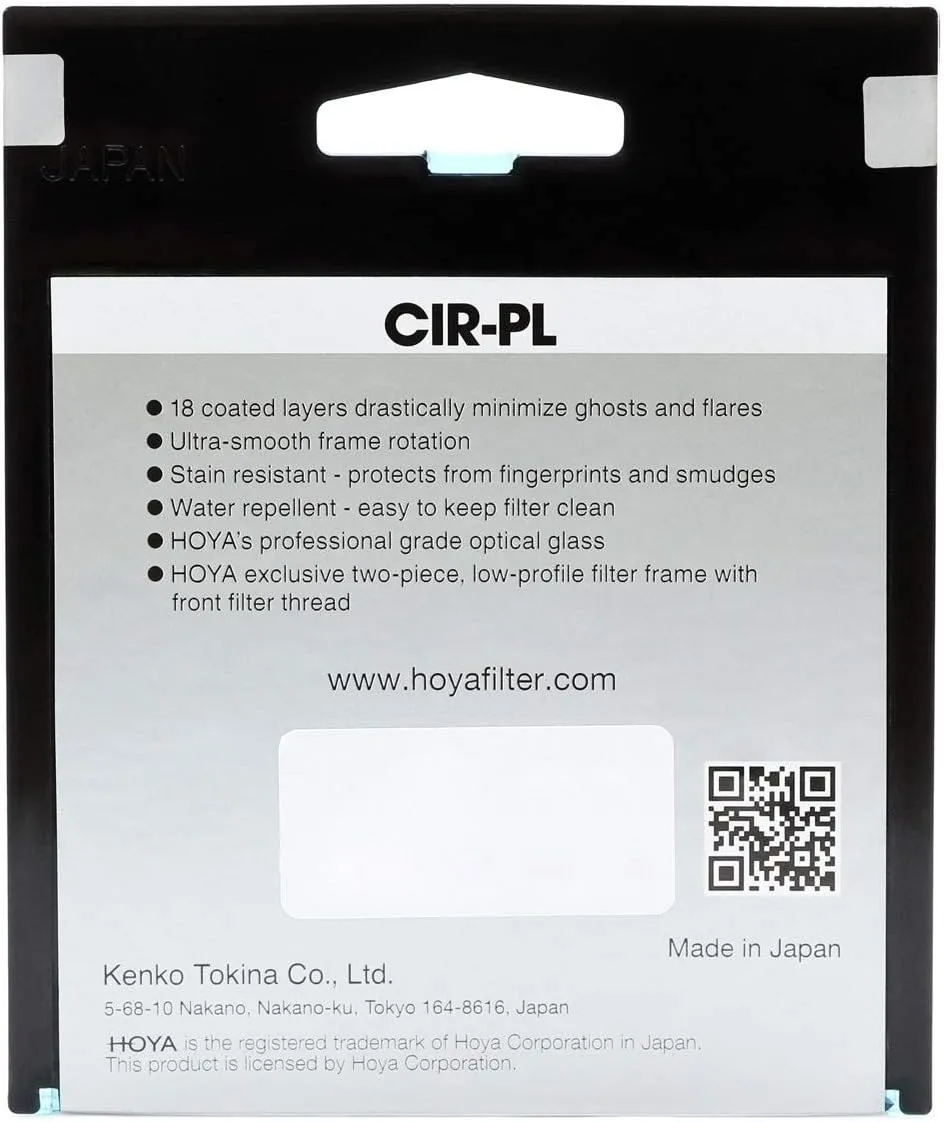 Hoya 40.5mm Fusion ONE PL-CIR Camera Filter