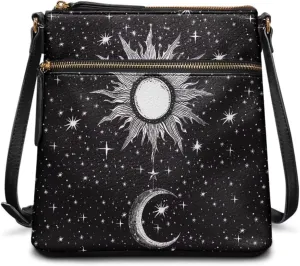 HUGS IDEA Crossbody Bag for Women Leather Handbag Sling Bag Large Hobo Bag Cell Phone Bag