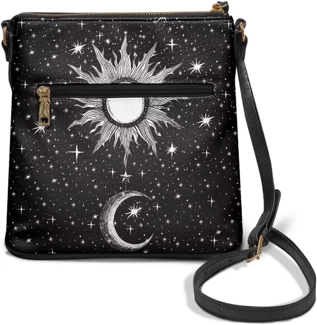 HUGS IDEA Crossbody Bag for Women Leather Handbag Sling Bag Large Hobo Bag Cell Phone Bag