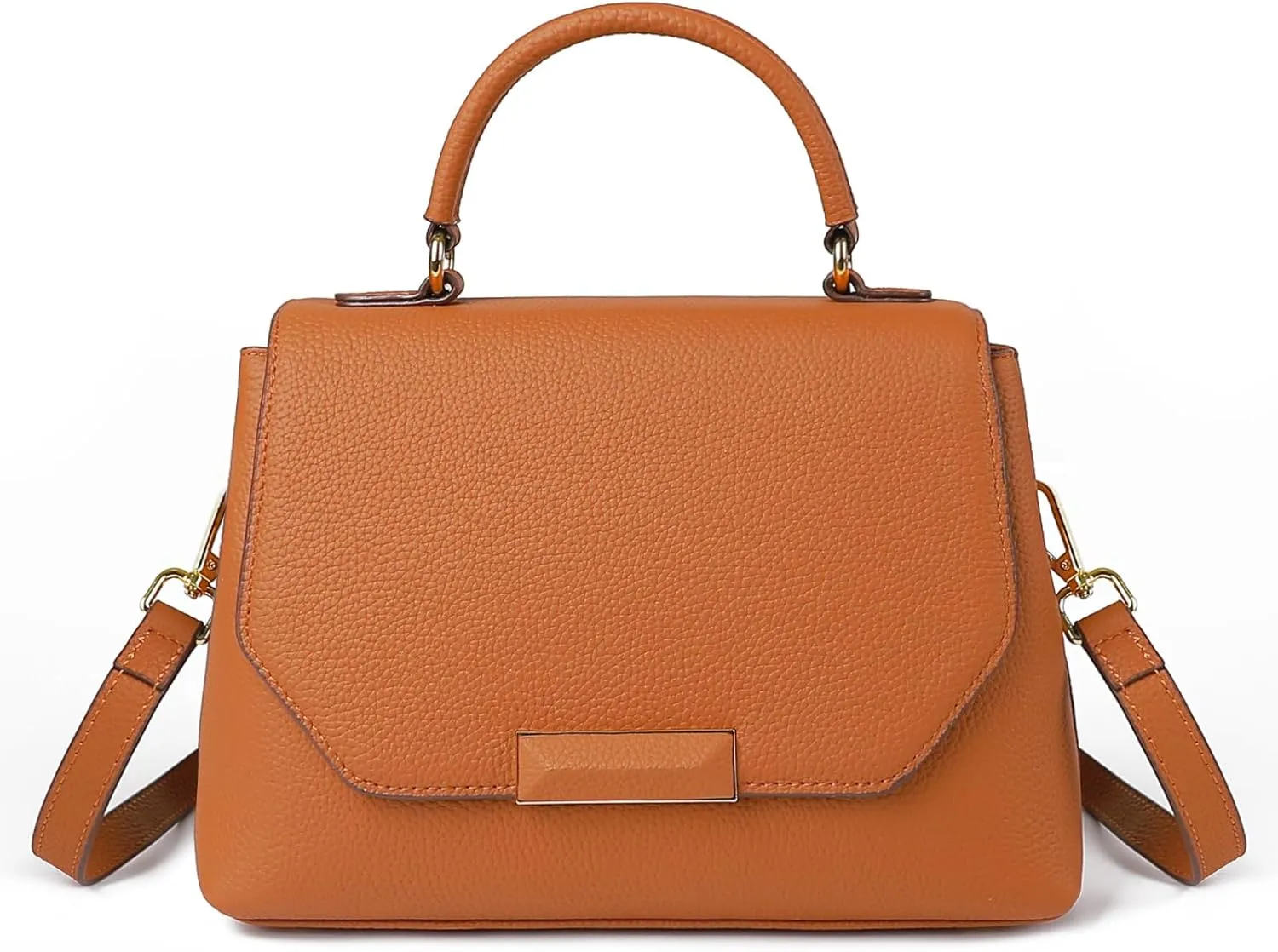 imeetu Purses for Women Leather Shoulder Bag with Zipper and Crossbody Bags Medium Size
