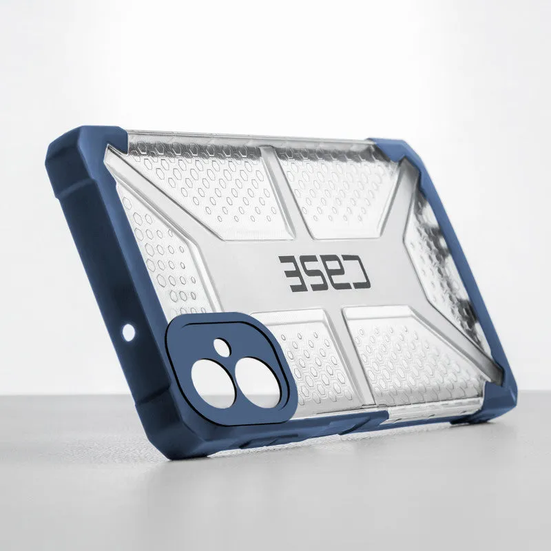 Impact-Resistant Frosty Case with Dual-Layer Protection Back Case For Samsung A06
