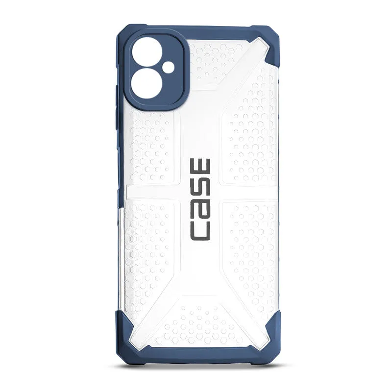 Impact-Resistant Frosty Case with Dual-Layer Protection Back Case For Samsung A06