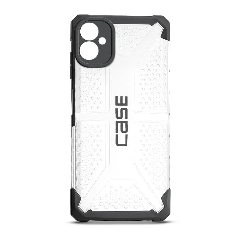 Impact-Resistant Frosty Case with Dual-Layer Protection Back Case For Samsung A06
