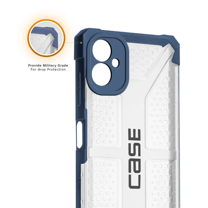 Impact-Resistant Frosty Case with Dual-Layer Protection Back Case For Samsung A06