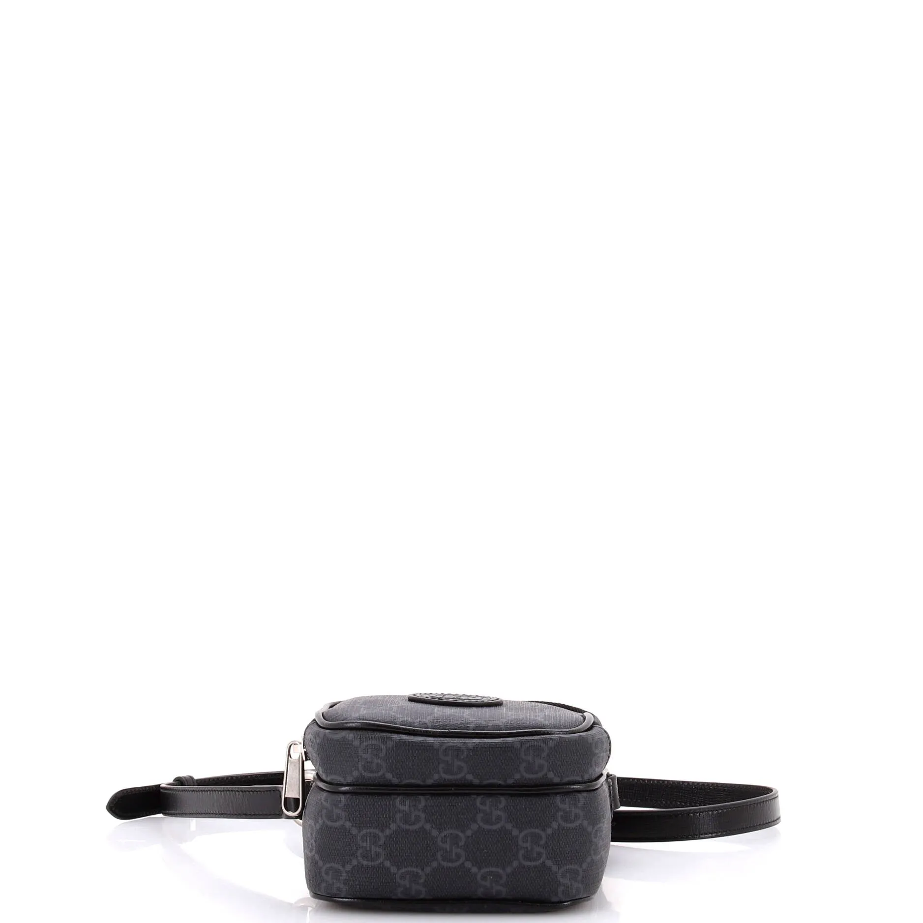 Interlocking G Patch Top Handle Crossbody Bag GG Coated Canvas Mini