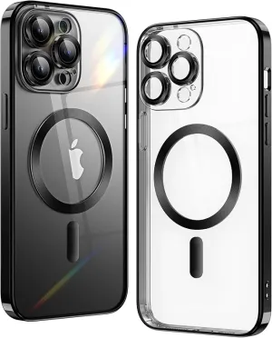 iPhone 11 Pro Black Electro MagSafe Case With Camera Glass Protection