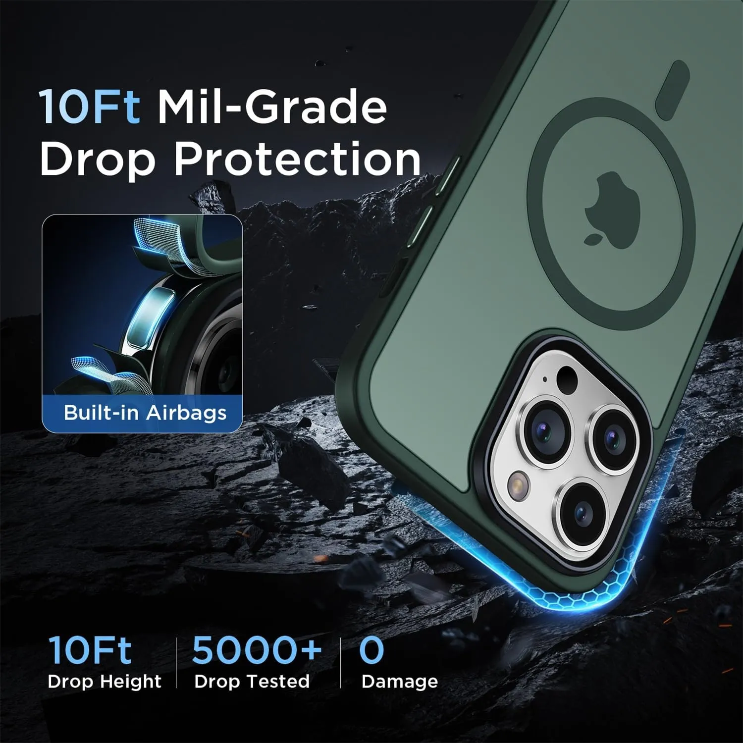 iPhone 13 Ultra Magsafe Drop Proof Sleek Matte Case