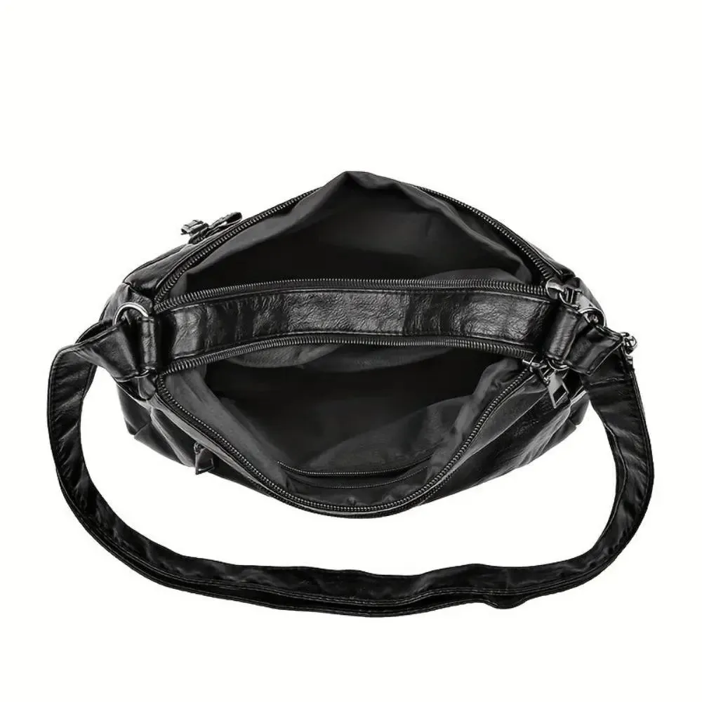 Isabel’s Rivet Accented Crossbody | Anti-Theft Crossbody Bag